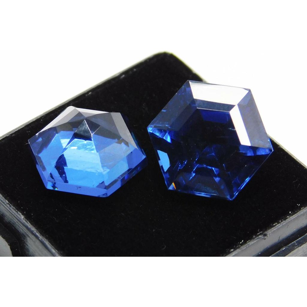 Natural Blue Sapphire 20ct Fancy Cut Certified Loose Gemstone