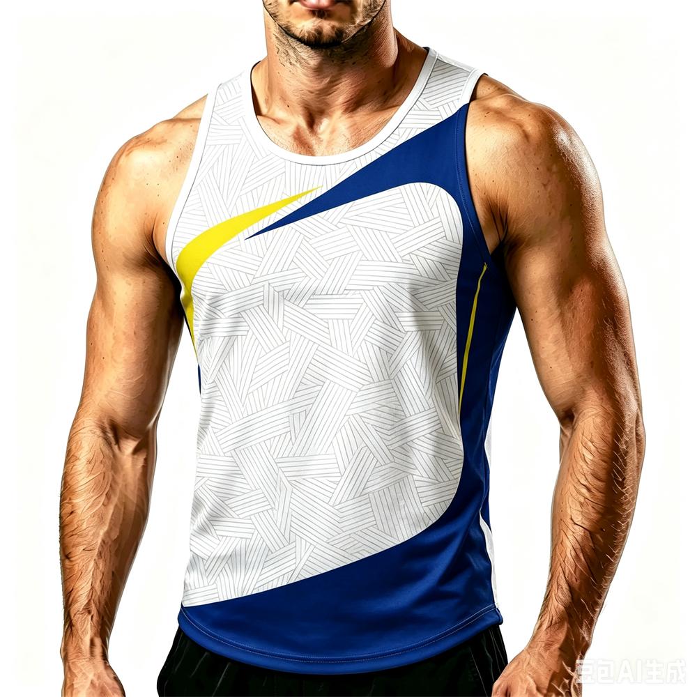 Outdoor Running Sports Men's Tank Tops Fashion 3D Print Vest Summer Quick Dry Breathable Gym Tees Casual O-neck Sleeveless Shirt