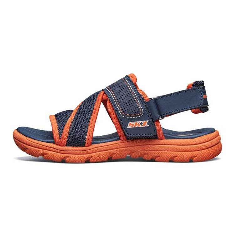 (GS) Skechers Supreme Grey Orange Kids 92222L-NVOR EU 27.5