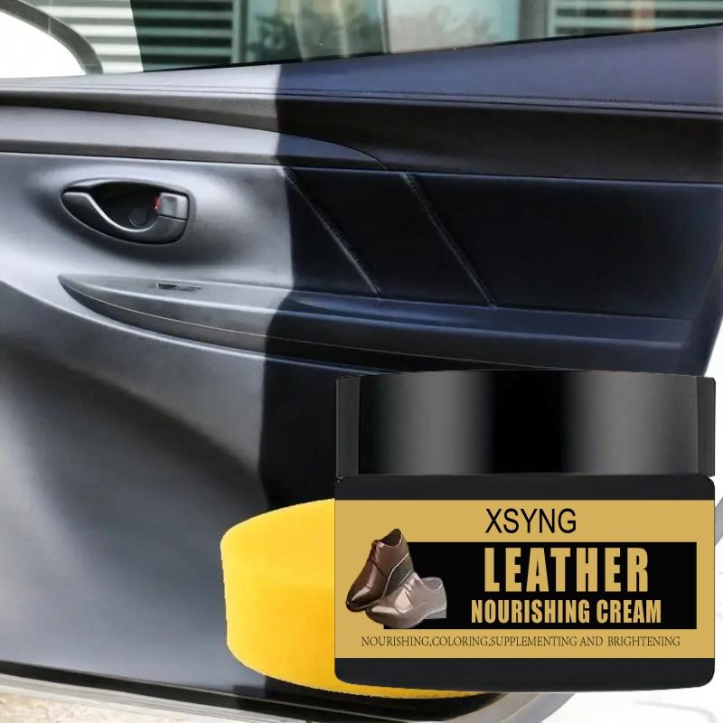 Multi functional care and repair cream - providing deep care for car seats, sofas, jackets, shoes, and clothing: enhancing shine