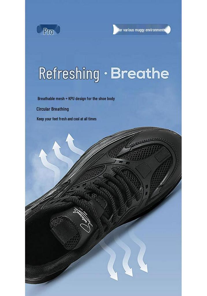 Waterproof Oil-Proof Non-Slip Chef Shoes Men's Work Shoes Slip-On Safety Shoes Anti-Odor Wear-Resistant EVA