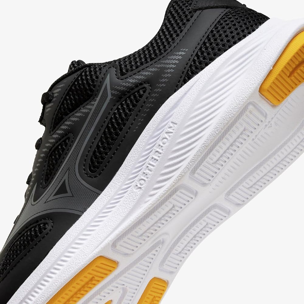 Mizuno Maximizer 27 Unisex Running Shoes 27.5 Cm 3E Black Grey Yellow