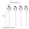 Shihua 316L Stainless Steel Soup Spoons, Extra Large Thick Serving Spoons, Rice Spoons, Soup Spoons, Tablespoons, 4-Piece Set