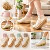 Chenille Sole Washable Sock Mop Absorbent Dusting Socks New Lazy Floor Cleaning Tools  Indoor Use