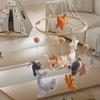Baby Mobile Sea Creatures Baby Bed Wind Chime Cartoon Toys Hangable Marine Animal Decoration for Bassinet Nursery Bed Bell Boys