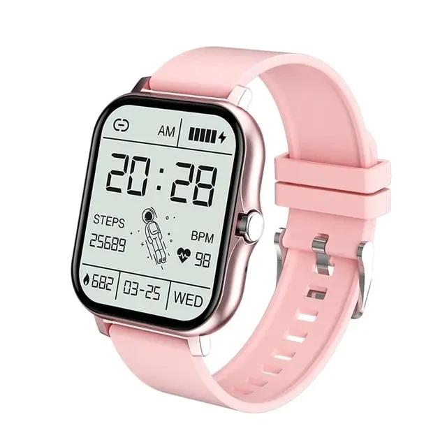 Ceas inteligent pentru bărbați, pentru femei, ecran tactil complet, apel Bluetooth, ceas rezistent la apă, GPS, sport, monitorizare fitness, ceas inteligent pentru damă pentru Android iOS