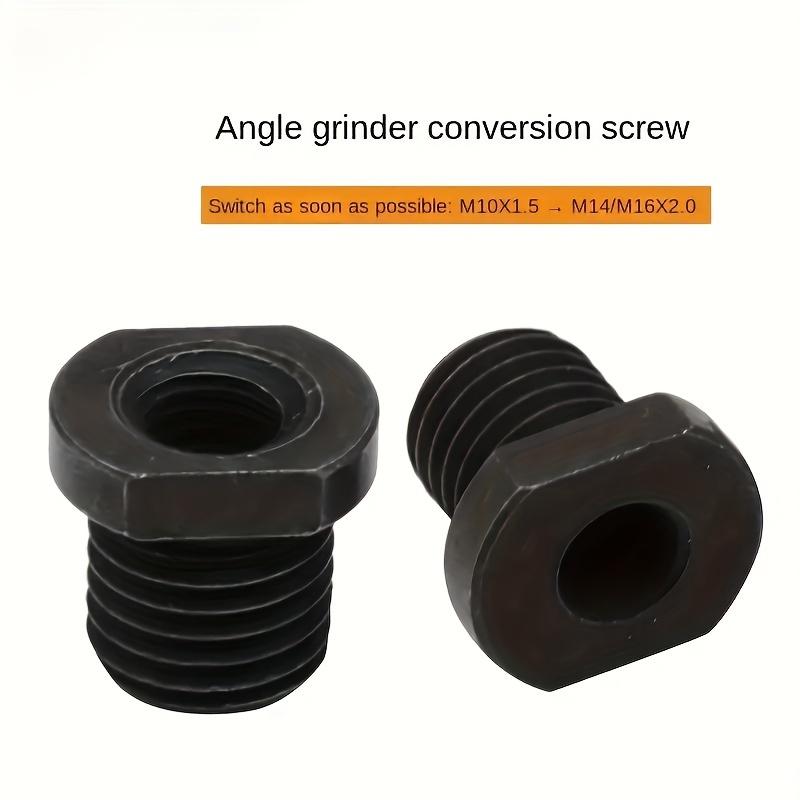 Angle Grinder Attachment Adapter,M10 to M14/M16,Easy To Install Black Quick Change Polisher Interface Connector Practical Thread