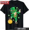 Irish Dabbing Elf Saint Patrick's Day T-Shirt Costume Black Unique Comfy Chic Unisex Tshirts Minimalist Urban Cute Tee Vintage