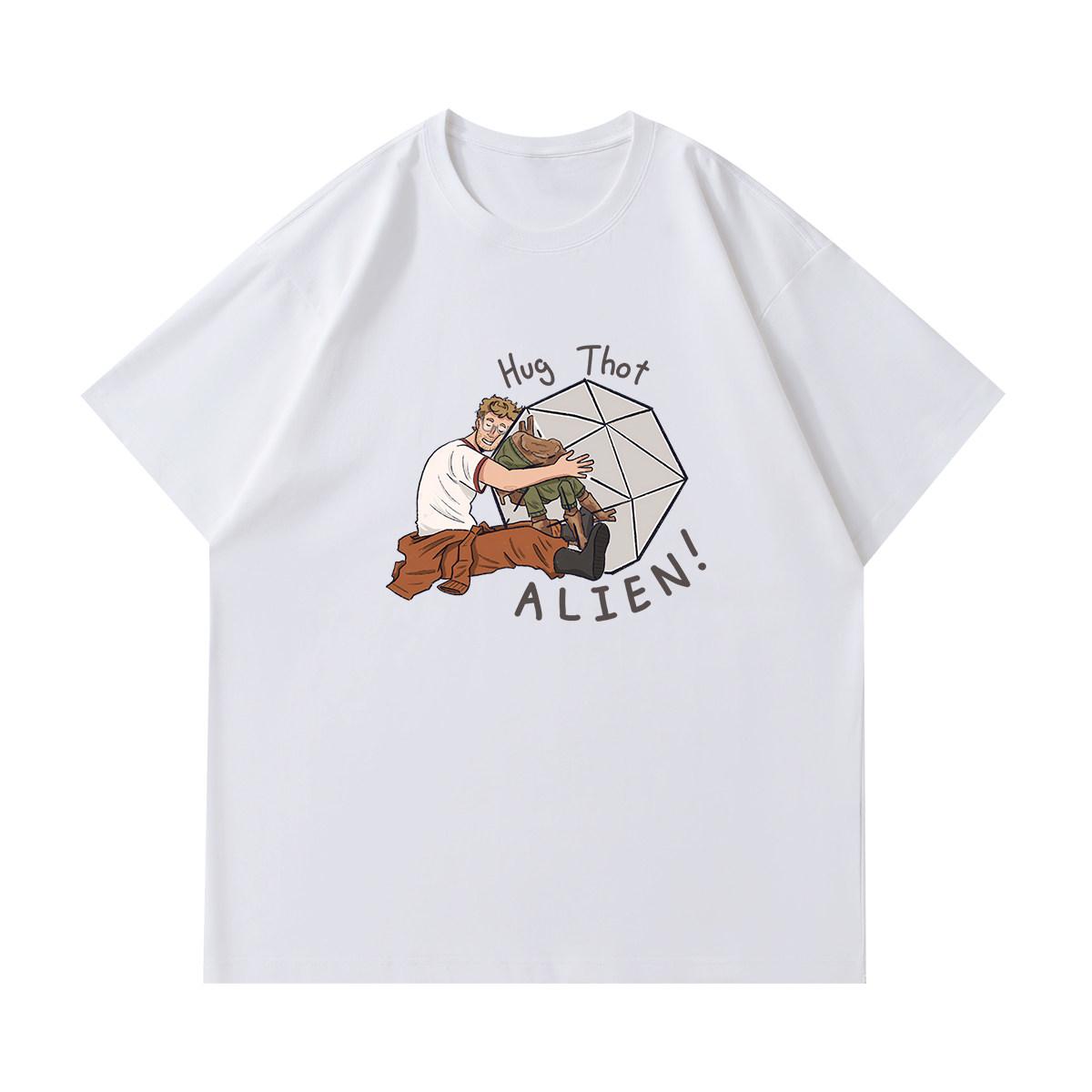 2026 New Summer Tshirt Movie Rescue Plan Project Hail Mary Americanstyle Printed Shortsleeved Tshirt for Unisex Pure Cotton S