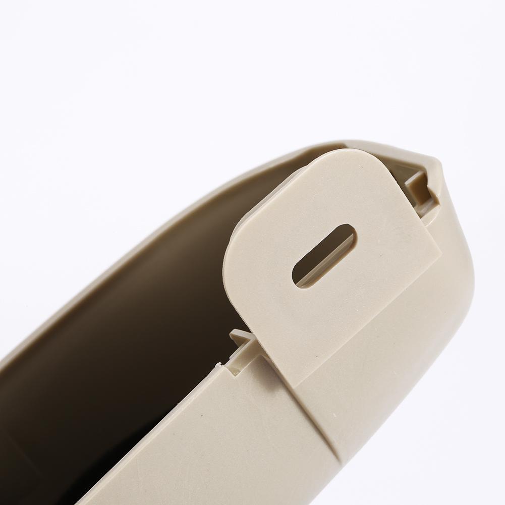 Portable Beige Car Auto Interior Sunglasses Storage Case Holder Stand Box