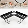 Multipurpose Metal Stand Over Faucet Sink Shelf, Adjustable 180 Degree Flat And 90 Corner Storage Durable Kitchen Caddy Rack, Carbon Steel Space