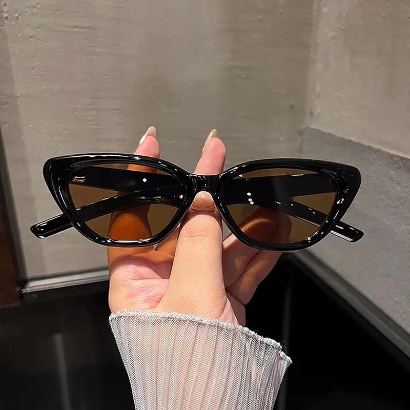 Retro Small Oval Frame Macaron Pattern Tendy Sunglasses Women Men Vintage