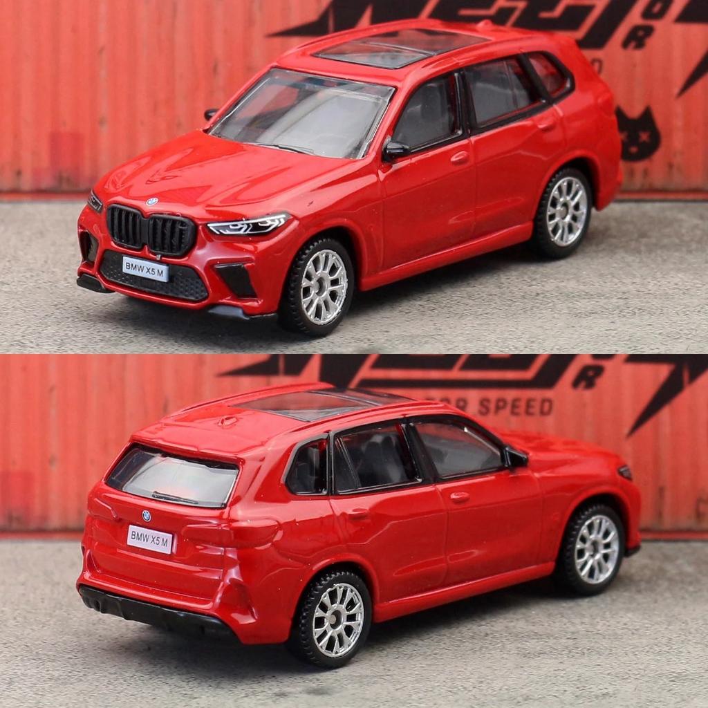 Maßstab 1/64 BMW X5M Spielzeugauto Modell CCA MSZ 1:64 Diecast Fahrzeug Miniatur Freilaufende Räder Sammlung Geeignet für Hot Wheels Geschenk Kinder
