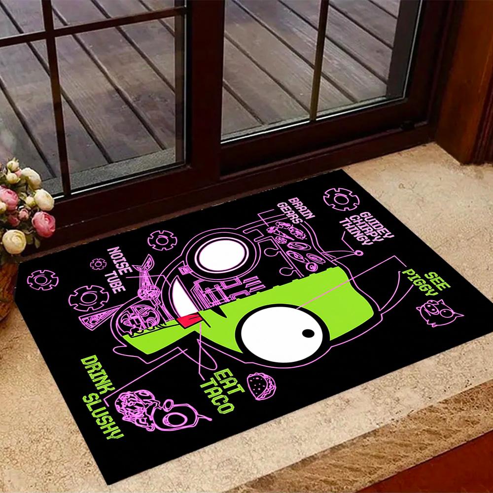 Zombie Invasion Carpet Suitable for Playrooms Balcony Game Room Dormitory Anti-slip Rug Office home decor Best for Christmas