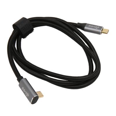 USB C do 90° USB C Kabel 100W USB3.1 Gen2 10Gbps 4K 60Hz Pravý úhel Typ C do Typ C Data