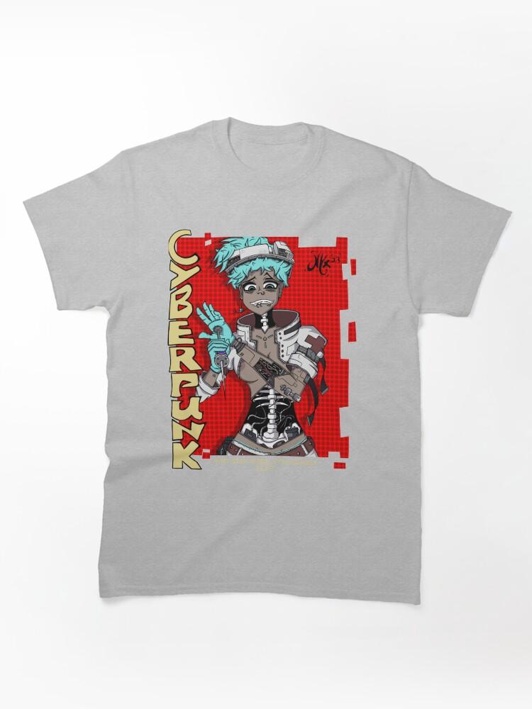 Cyberpunk Edgerunners 2 Crazy Cyberpunk girl Classic Unisex T-Shirt