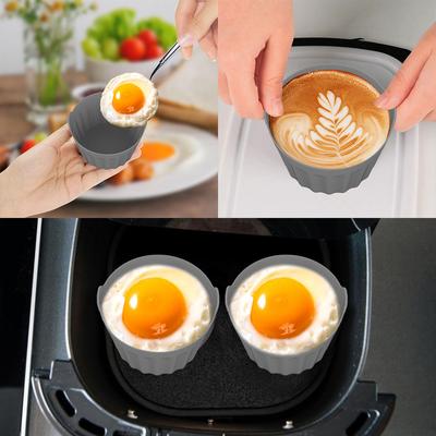 Air Fryer Silicone Mold, Air Fryer Plate, Muffin Cup Mold, Oven Cake Mold, Silicone Egg Tart Mold, Baking Cup