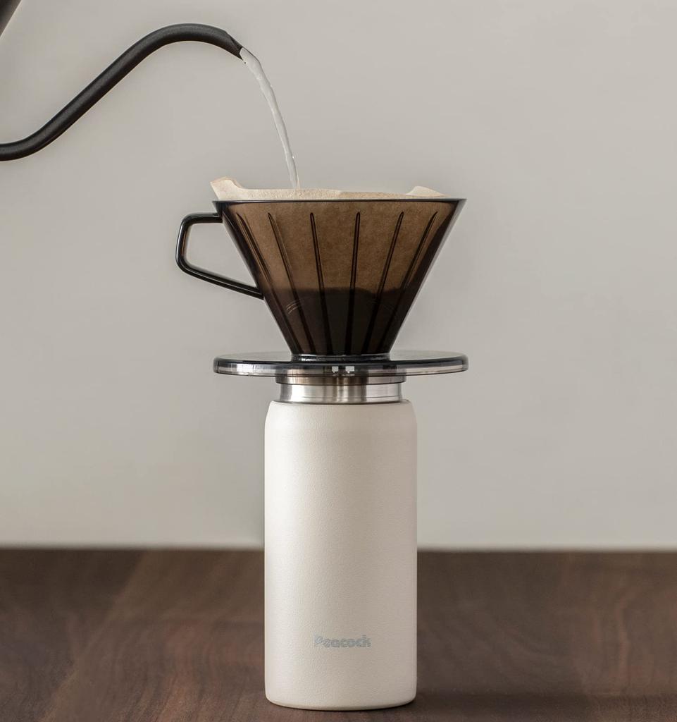 Thermos Industry Peacock Water Coffee Mini Easy To Stainless Steel Mug Milk W The-peacock (The-peacock) Bottle, 200ml, Insulated, Cold, Lightweight,