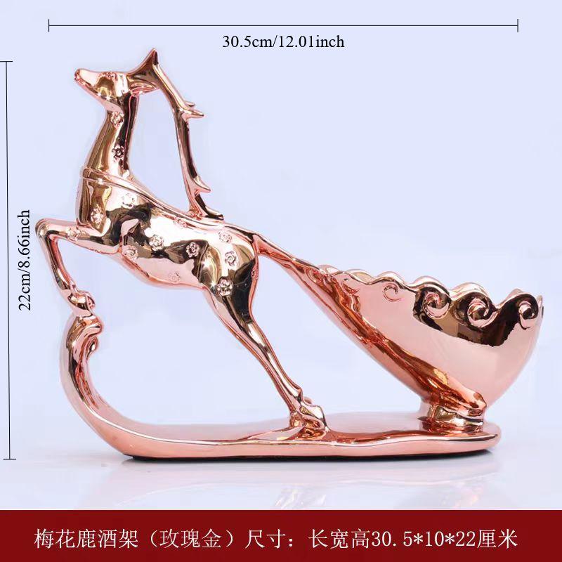 wine holder ornament, bar and restaurant wine rack,  cabinet decoration resin home decoration ornament   wine holder