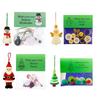 DIY Holiday Button Ornament Set Creative Christmas Decors Craft Project For All Ages Gifts And Family Memory