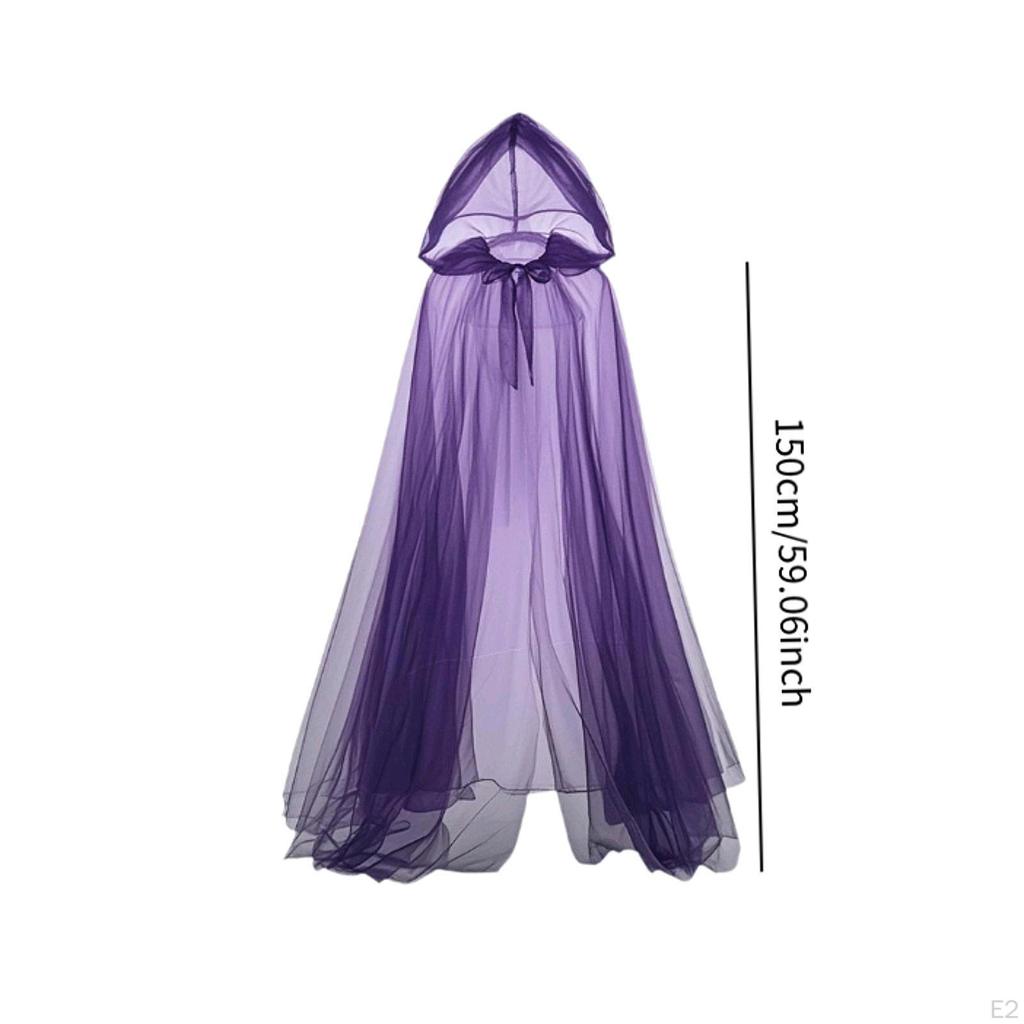 Halloween Witch Cloak Cape for Fancy Dress Cosplay Stage Performances Prom