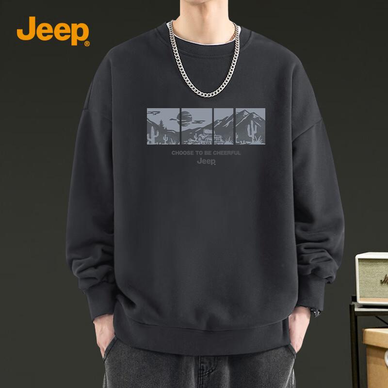 

JEEP Men s Casual Crew Neck Sweatshirt 3XL
