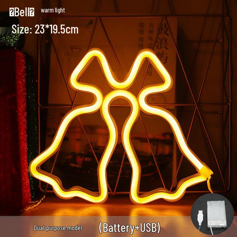 Trendy LED Neon Night Light Sign for Wall Décor