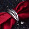 A Ring Composed Of Three Coppery Small Circles With Personalized Artistic Design Couple Ring For Lovers Copper color Jewelry
