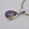 Mystic Topaz Pendant, 925 Sterling Silver Pendant, Teardrop Topaz Necklace, Anniversary Pendant, Handmade Pendant