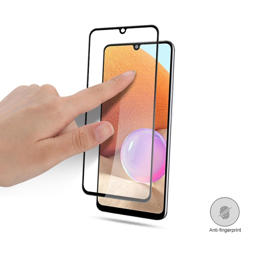 MOCOLO Silk Print HD Full Screen Coverage 9H Hardness Full Glue Tempered Glass Protector for Samsung Galaxy A32 4G (EU Version)