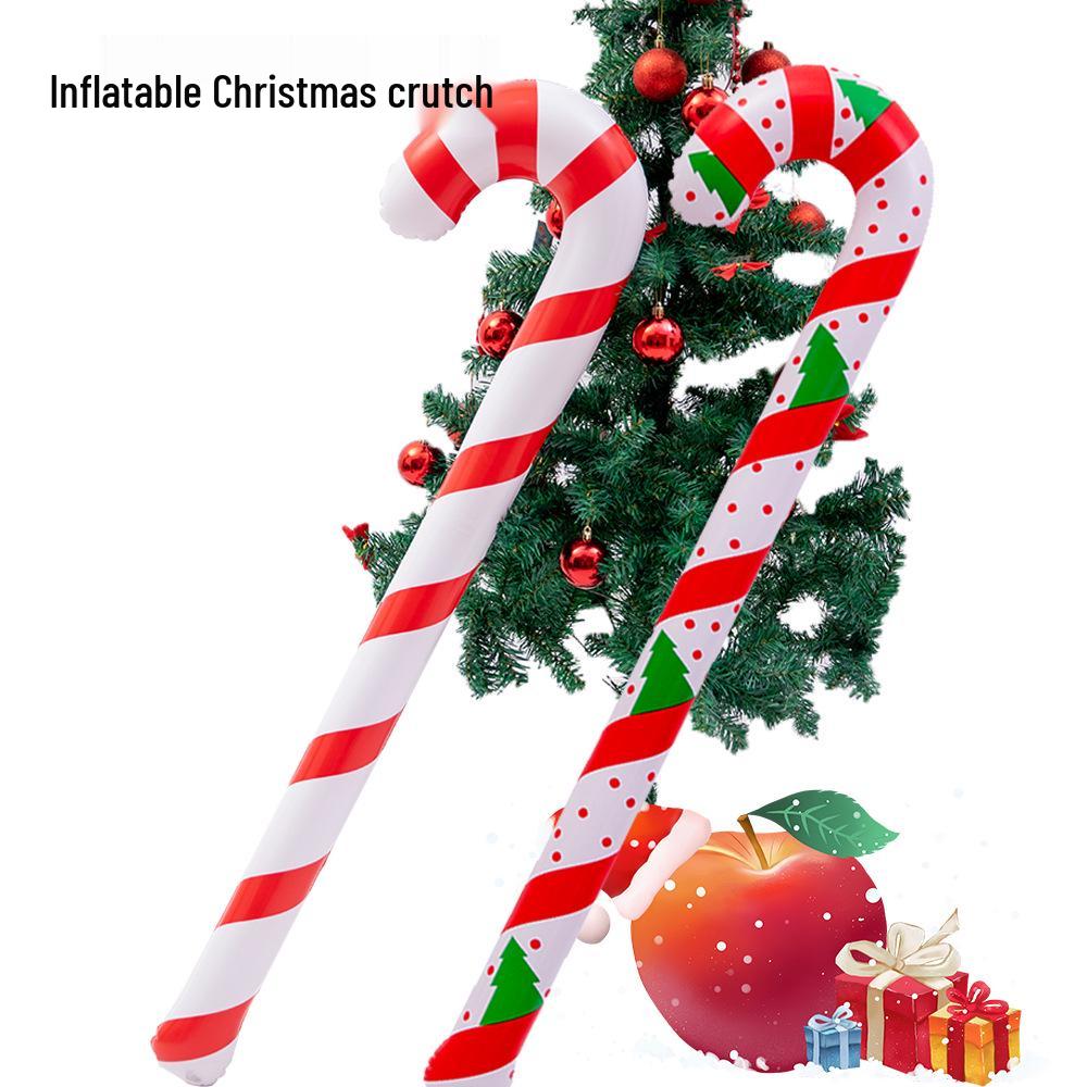 PVC Inflatable Christmas Candy Cane Decoration for Kids