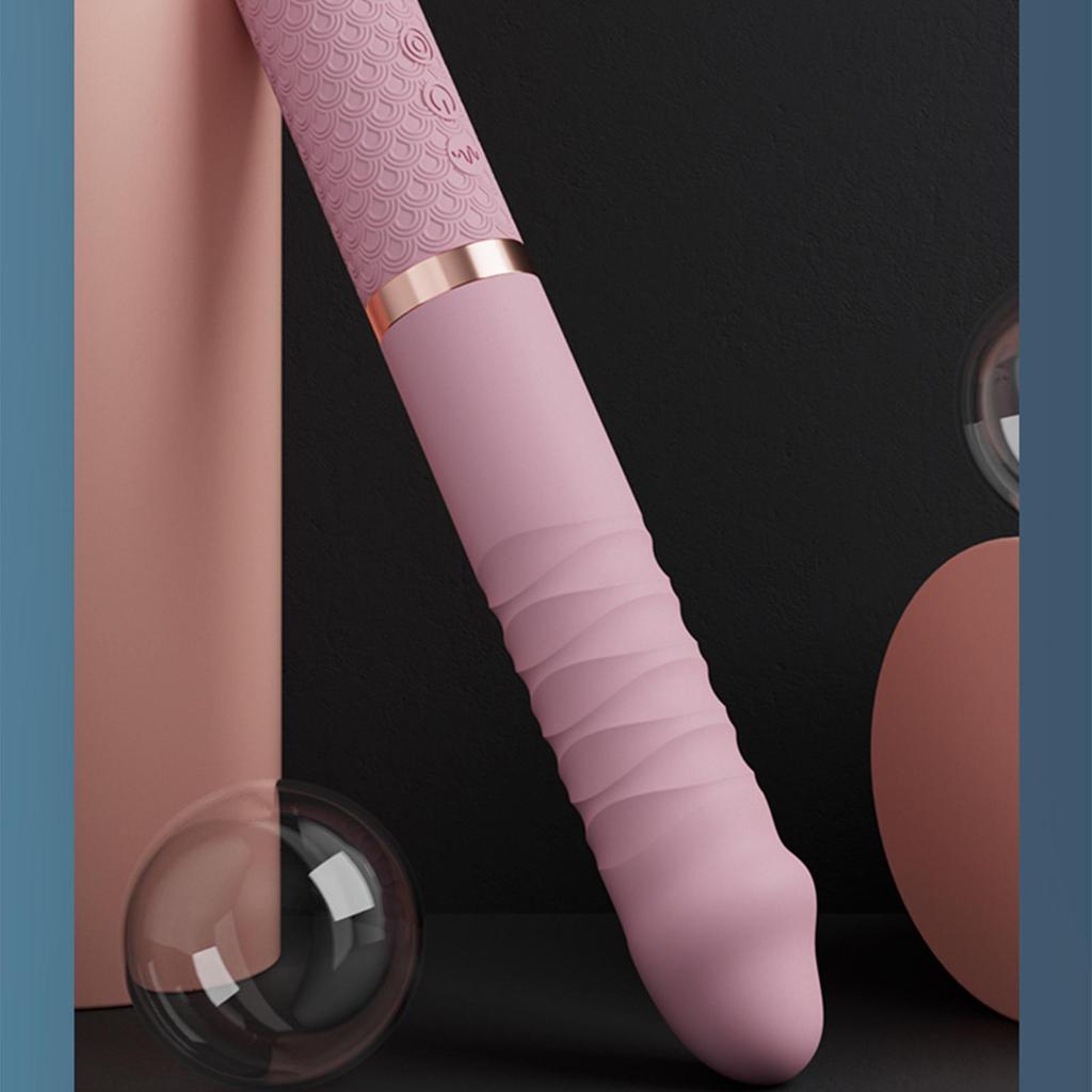 Heizbarer Vibrator Sexspielzeug Weibliche Vagina Klitoris Nippel G-Punkt Stimulator Teleskopdildo Frauen Masturbation Massagegerät für 18+