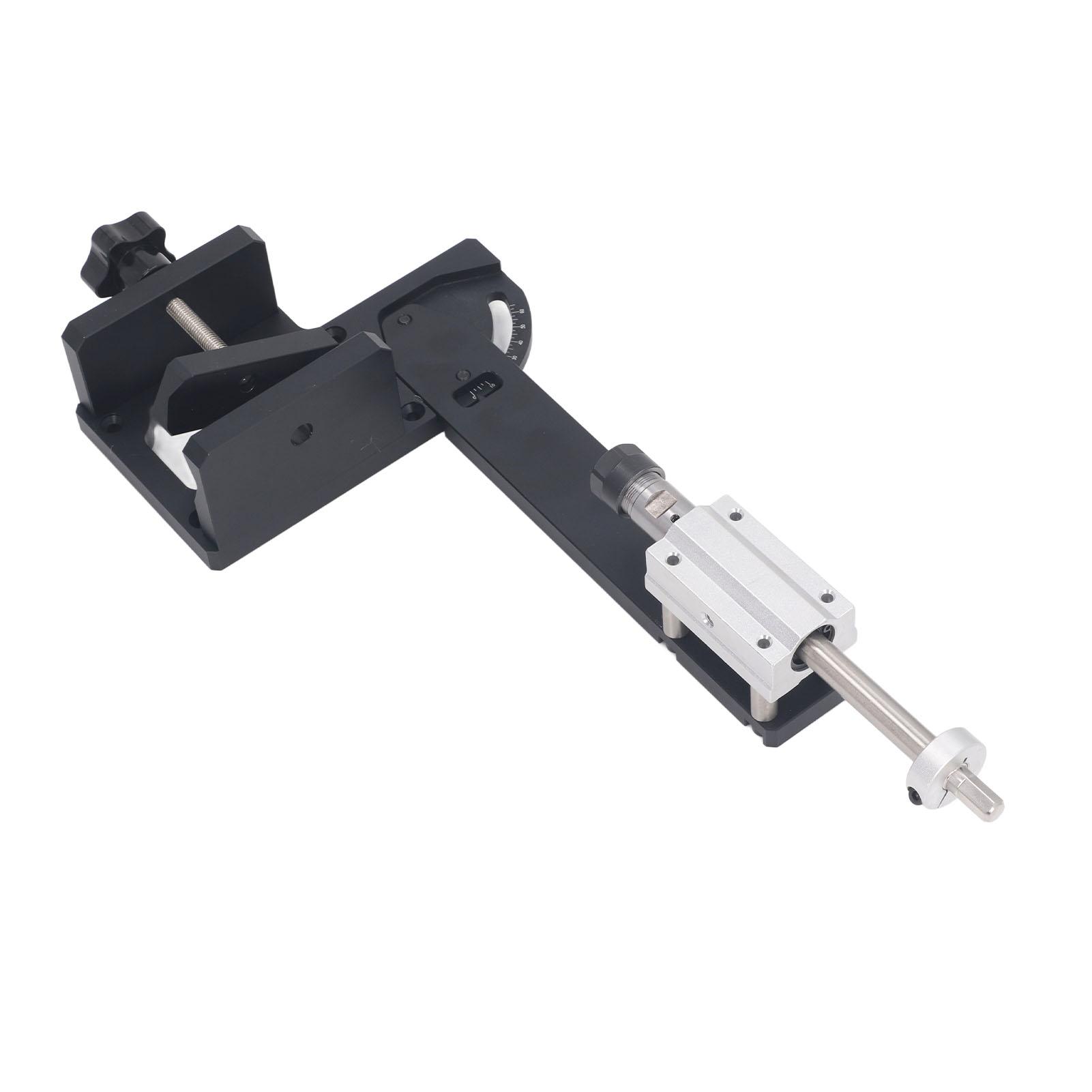 

Hole Puncher Dowel Jig Adjustable Angle Aluminum Alloy Woodworking Drill Guide Tool for Round Rod and Pipe