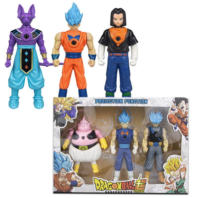 Dragon Ball Z Lichtprojektionsfigur Modell Blauer Goku Vegeta Kindergeschenk**
