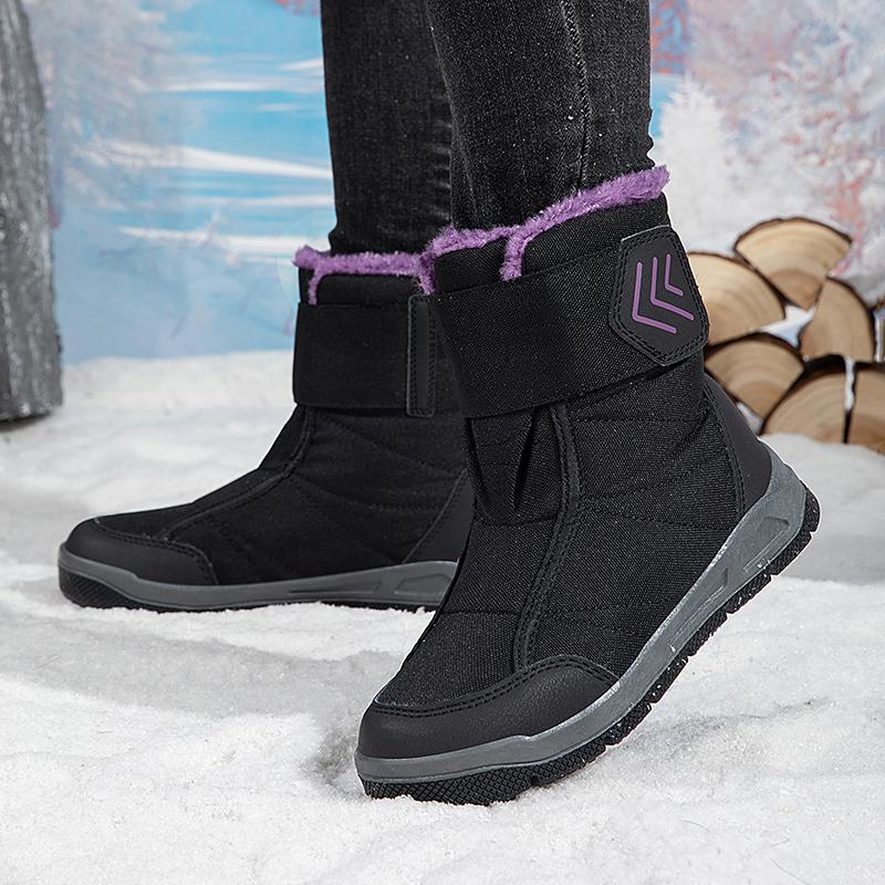 Winter Children's Snow Boots Waterproof Cotton Shoes Thick Warm Non-slip Boots In The Tube Casual Kids High-top Boots
