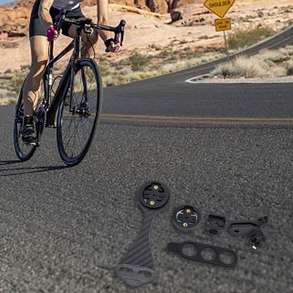 Lamp Holder Computer Mount For Garmin For-XOSS G G+ Bicycle Handlebar Carbon Fiber For F12 F MOST High Performance