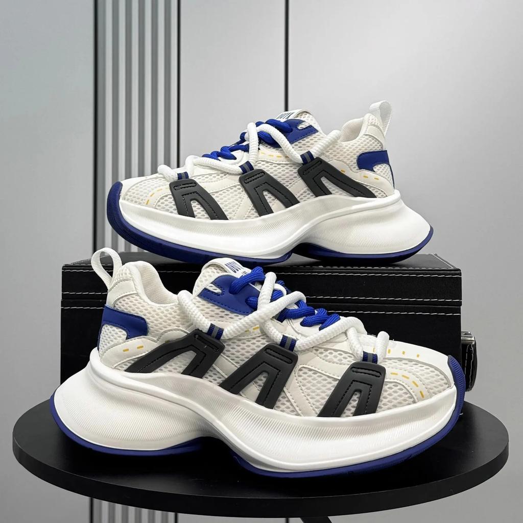 2025Summer Comfortable High-Quality New Men's Shoes Thick-Soled Mesh Breathable Dad Shoes Versatile Fashion Casual Sneakers39-44