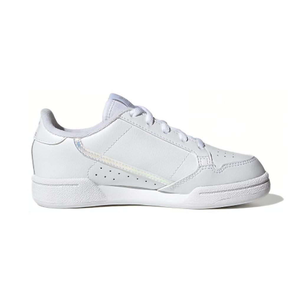 adidas Originals Continental 80 Bequem Abriebfest Niedrig geschnitten Kinder Skateschuhe Weiß FU6668