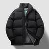 Men's Winter Warm Quilted Jackets Casual Lightweight Windproof Coat With Pockets Stand Collar Work Windbreakers Jacket for Men Thick Cargo Jackets