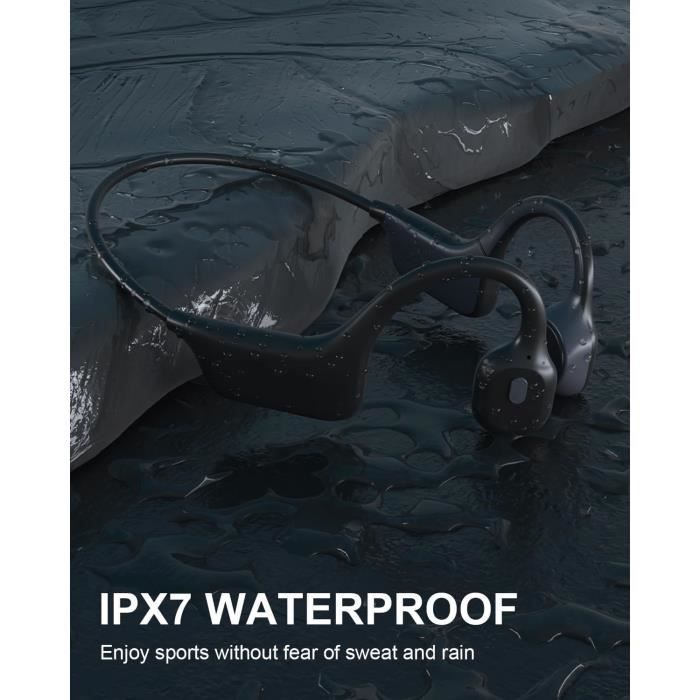 Casque Conduction Osseuse - GENERIC - Open Ear - Bluetooth 5.0 - IPX7 Étanche - 29g Léger