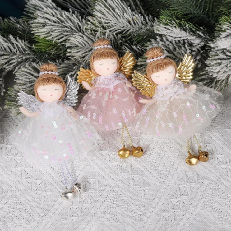 Reusable Textiles Angel Hanging Doll Ornamentation All Ages Safe Decors For Christmas Birthdays Special Event Decors