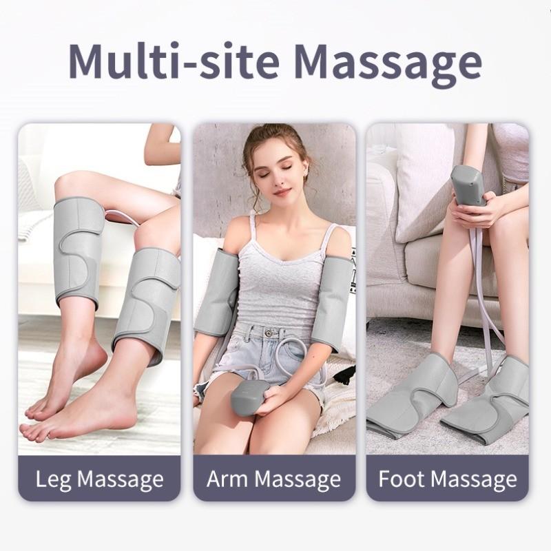 Foot Calf Thigh Knee Circulation Heating Massage Instrument Multifunctional Leg Massager Air Compression Calf Massager