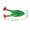 5PCS 12cm 9g Topwater Frog Lures Floating Simulation Fishing Lure Lifelike Frog Lures  For Bass
