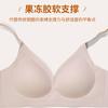 Traceless Underwear Women's Ultra-thin Summer Big Breasts Show Small Gathering Without Steel Rim Bra Sports Vest Type Large Size Bra