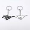 Car Sticker 2026 Ford New 2025 Hot 1Pc Metal 3D Car Styling Keychain Running Horse Emblem Badge Keychain Keyring Key Chain for F