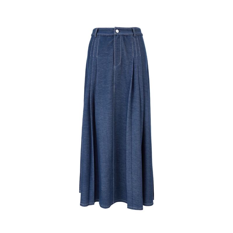 VEROMODA A-Line Pleated Midi Skirt