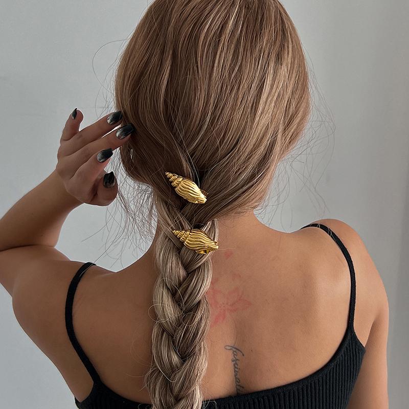 1/2Pcs Starfish Shell Conch Metal Hair Claw Clips For Women Hair Accessories Marine Style Headpiece Fancy Jewelry Gifts