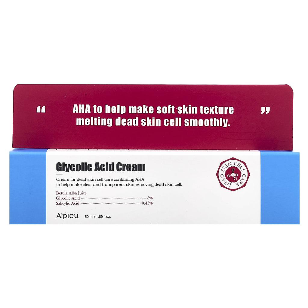 A'PIEU Glycolic Acid Cream, 50Ml(1.69Oz)