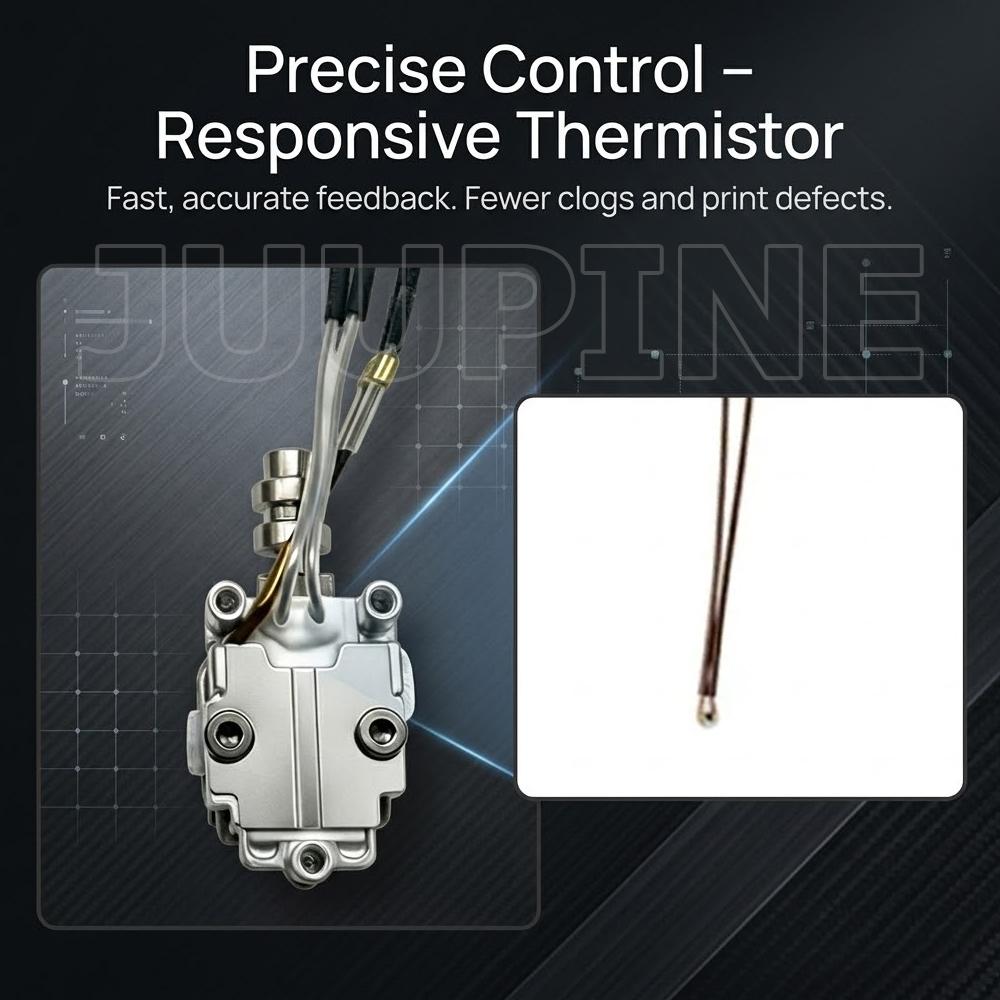 For Anycubic Kobra X Heating Assembly Heater Thermistor 0.25 0.4 0.6 0.8 Toolhead Kobra 4 Nozzle Lock 3D Printer Accessories