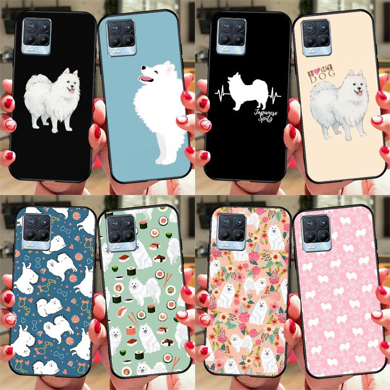 Japanese Spitz Dog For Realme 10 Pro Plus C55 C35 C33 C31 C30 C21Y GT Neo 5 OnePlus 11 10T Nord CE 2 Lite Case